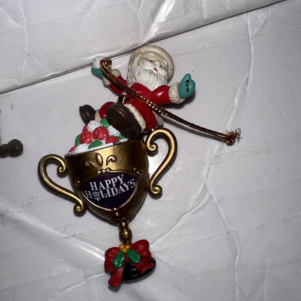 Lot Of 5 Vintage Christmas Tree Ornaments Boy Male Figurine - Picture 4 of 4